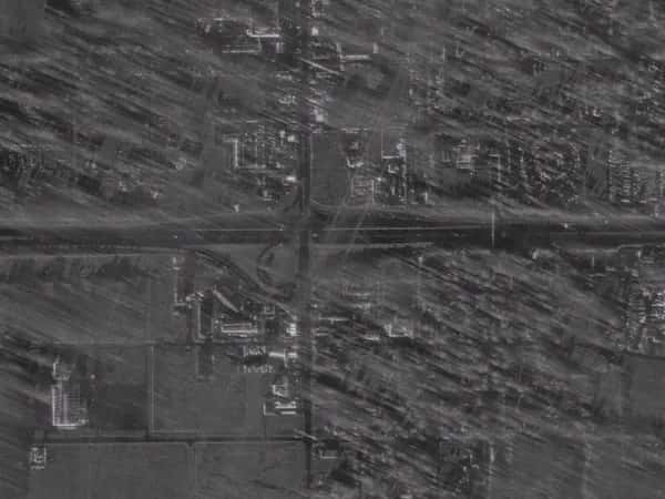 Global Hawk — монотонный вид с воздуха.